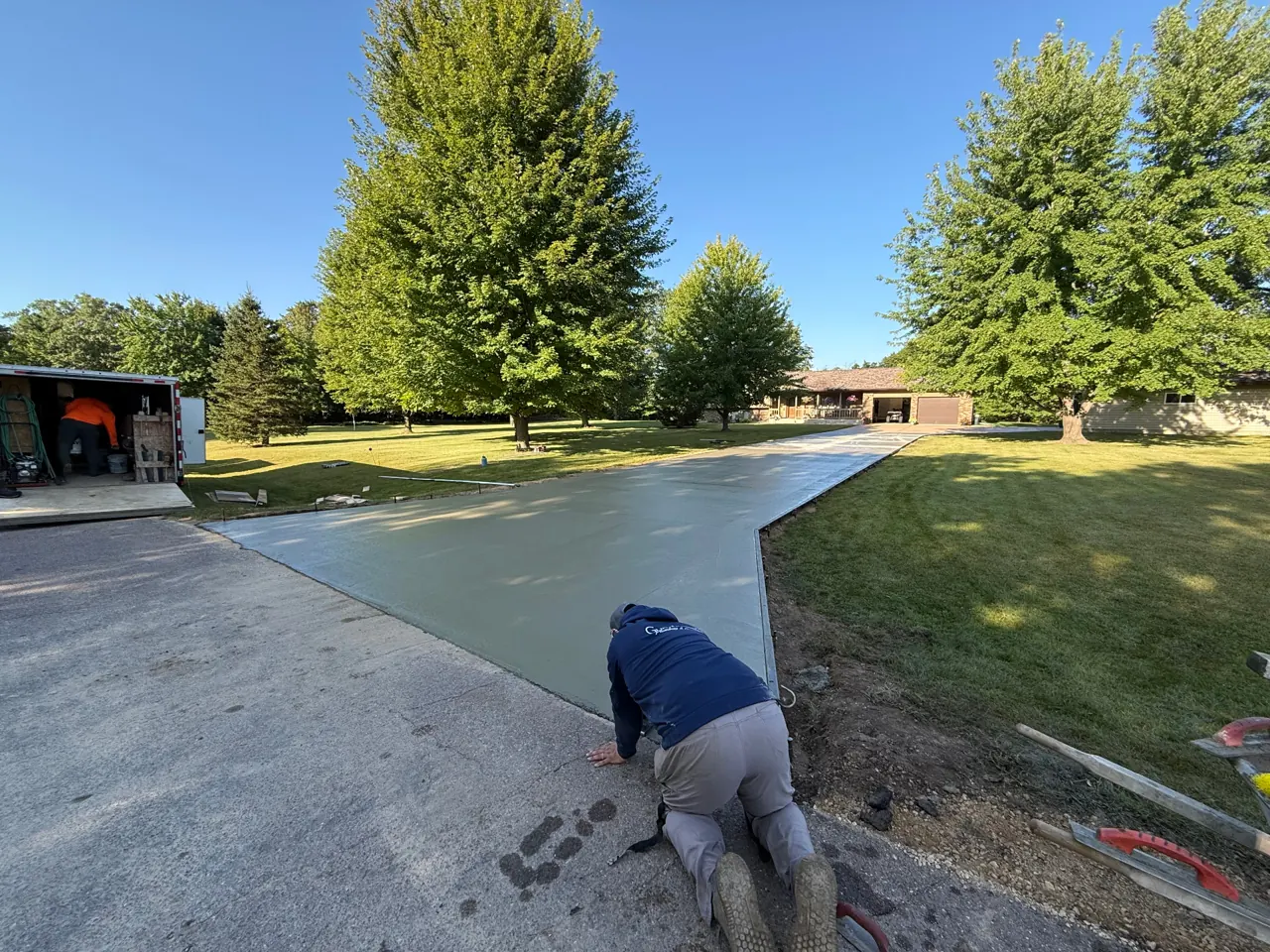 Professional concrete services by Gunderson